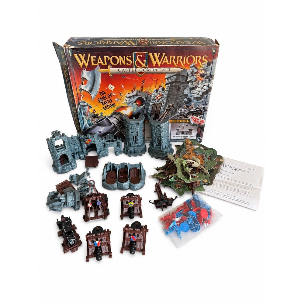 Pressman Weapons & Warriors Castle Combat Set Vintage 1994 Incomplete